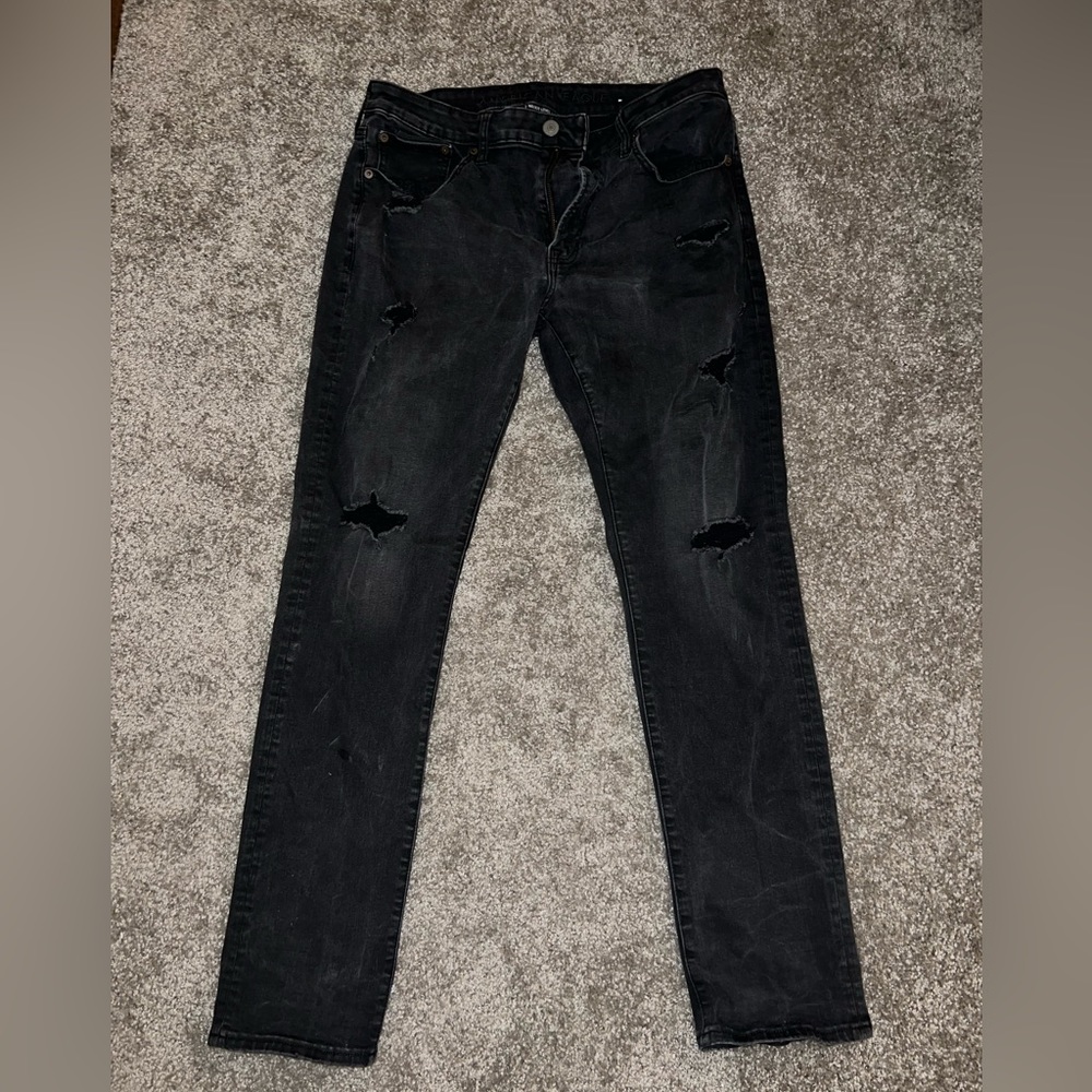 AE Men Black Jeans